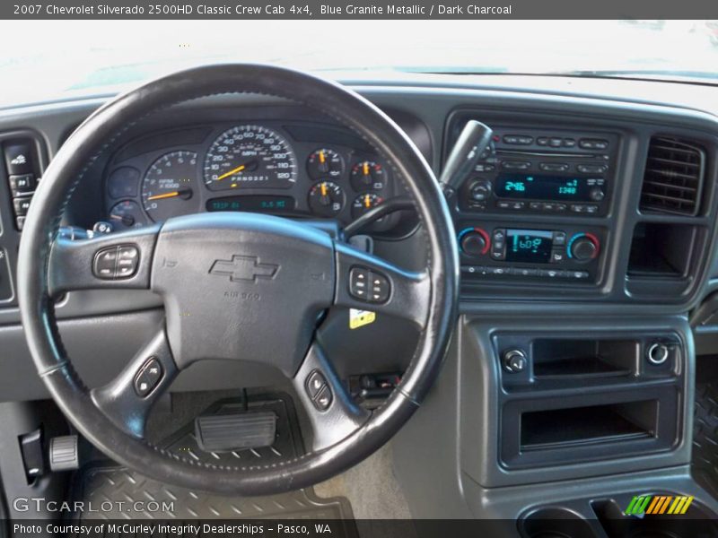 Blue Granite Metallic / Dark Charcoal 2007 Chevrolet Silverado 2500HD Classic Crew Cab 4x4