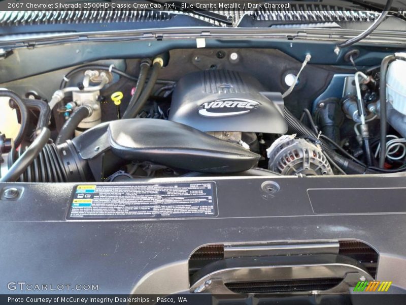 Blue Granite Metallic / Dark Charcoal 2007 Chevrolet Silverado 2500HD Classic Crew Cab 4x4