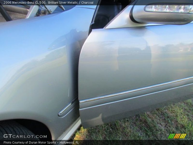 Brilliant Silver Metallic / Charcoal 2006 Mercedes-Benz CL 500