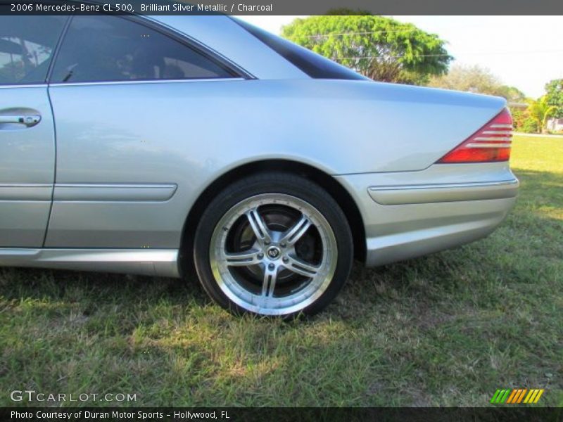 Brilliant Silver Metallic / Charcoal 2006 Mercedes-Benz CL 500