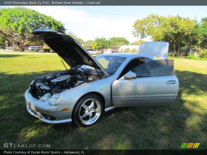 Brilliant Silver Metallic / Charcoal 2006 Mercedes-Benz CL 500