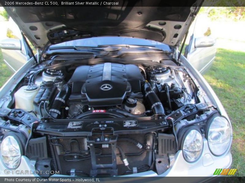 Brilliant Silver Metallic / Charcoal 2006 Mercedes-Benz CL 500