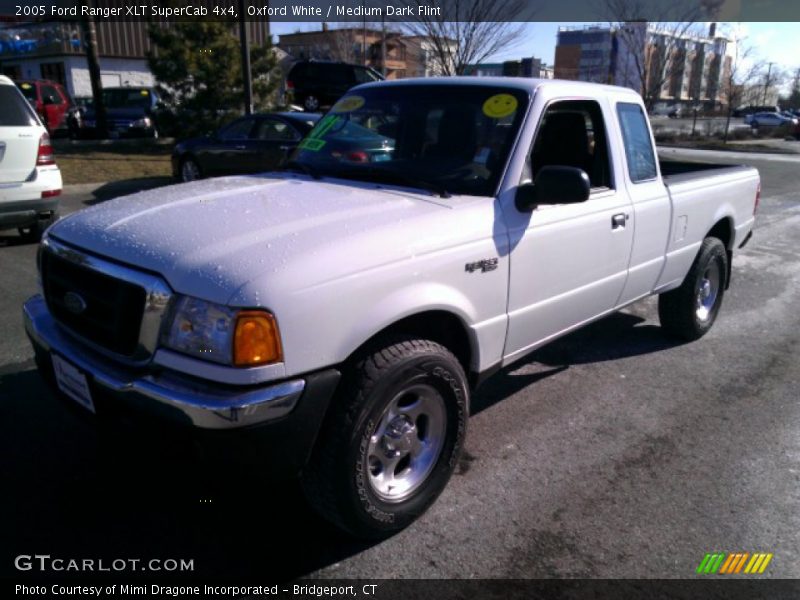 Oxford White / Medium Dark Flint 2005 Ford Ranger XLT SuperCab 4x4