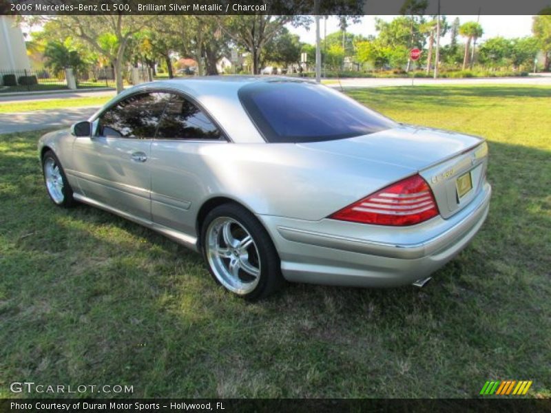 Brilliant Silver Metallic / Charcoal 2006 Mercedes-Benz CL 500