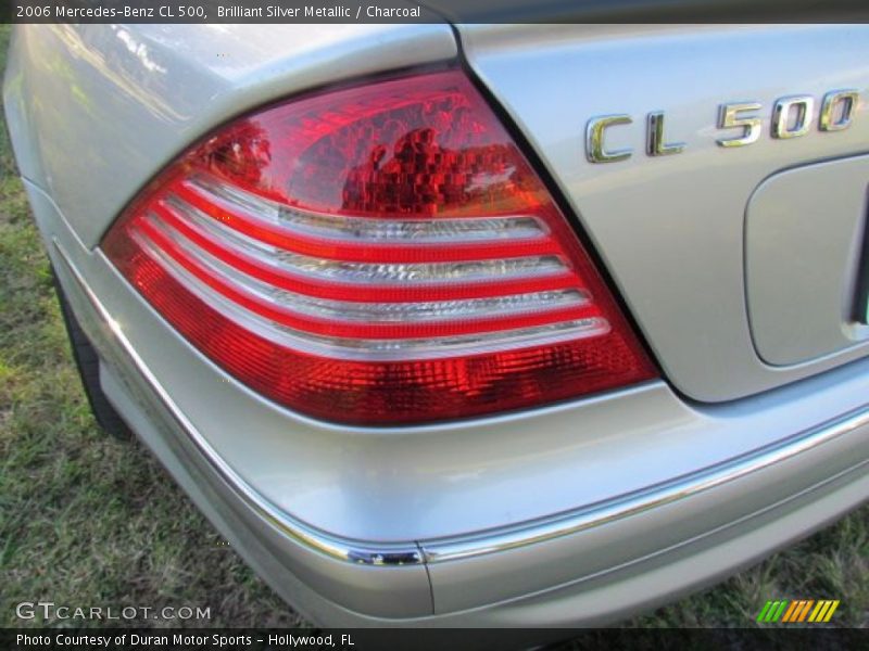 Brilliant Silver Metallic / Charcoal 2006 Mercedes-Benz CL 500