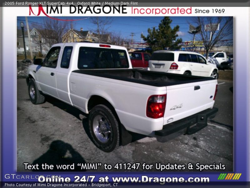 Oxford White / Medium Dark Flint 2005 Ford Ranger XLT SuperCab 4x4