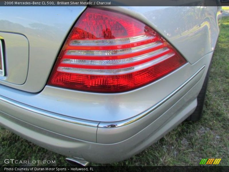 Brilliant Silver Metallic / Charcoal 2006 Mercedes-Benz CL 500