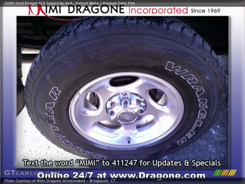 Oxford White / Medium Dark Flint 2005 Ford Ranger XLT SuperCab 4x4