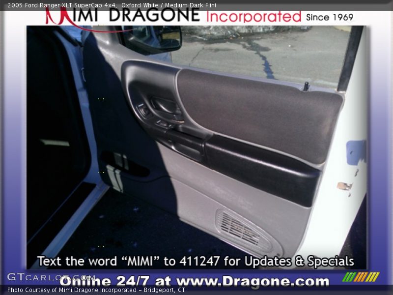 Oxford White / Medium Dark Flint 2005 Ford Ranger XLT SuperCab 4x4