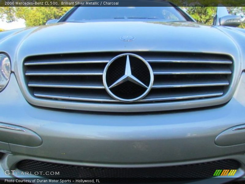Brilliant Silver Metallic / Charcoal 2006 Mercedes-Benz CL 500