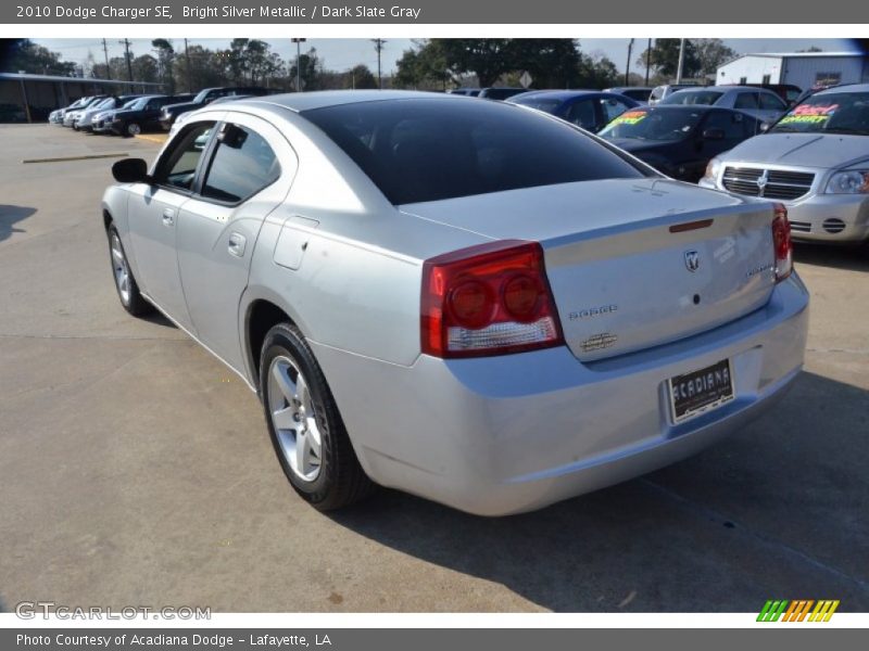Bright Silver Metallic / Dark Slate Gray 2010 Dodge Charger SE