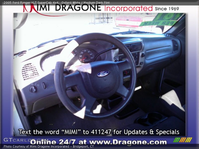 Oxford White / Medium Dark Flint 2005 Ford Ranger XLT SuperCab 4x4
