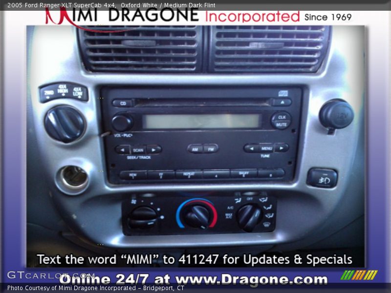 Oxford White / Medium Dark Flint 2005 Ford Ranger XLT SuperCab 4x4