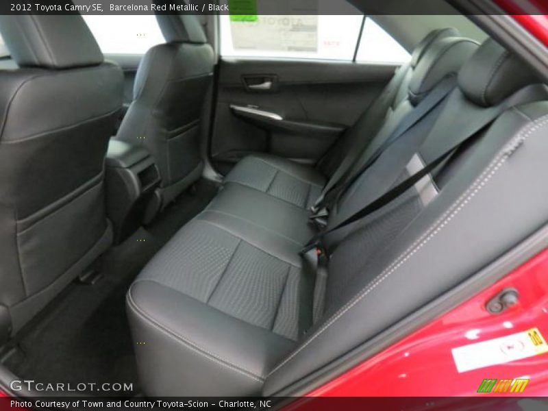 Barcelona Red Metallic / Black 2012 Toyota Camry SE