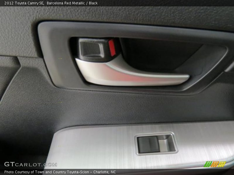 Barcelona Red Metallic / Black 2012 Toyota Camry SE