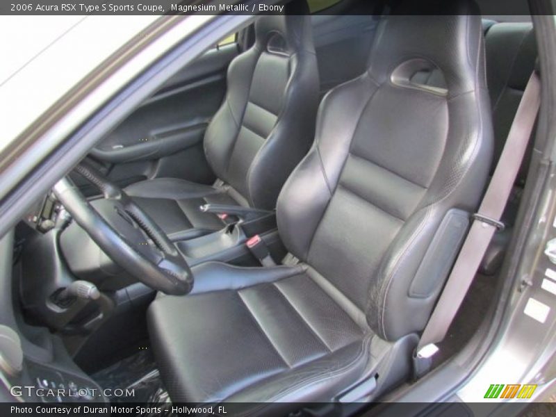 Front Seat of 2006 RSX Type S Sports Coupe