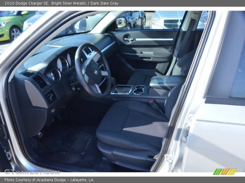 Bright Silver Metallic / Dark Slate Gray 2010 Dodge Charger SE