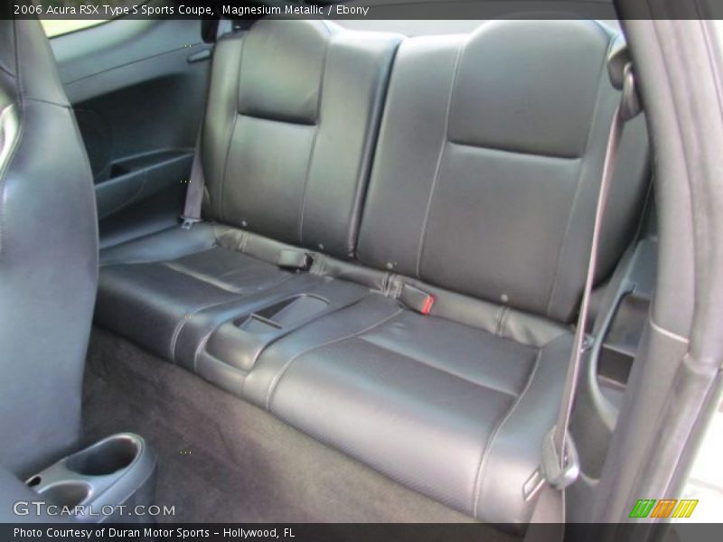 Rear Seat of 2006 RSX Type S Sports Coupe