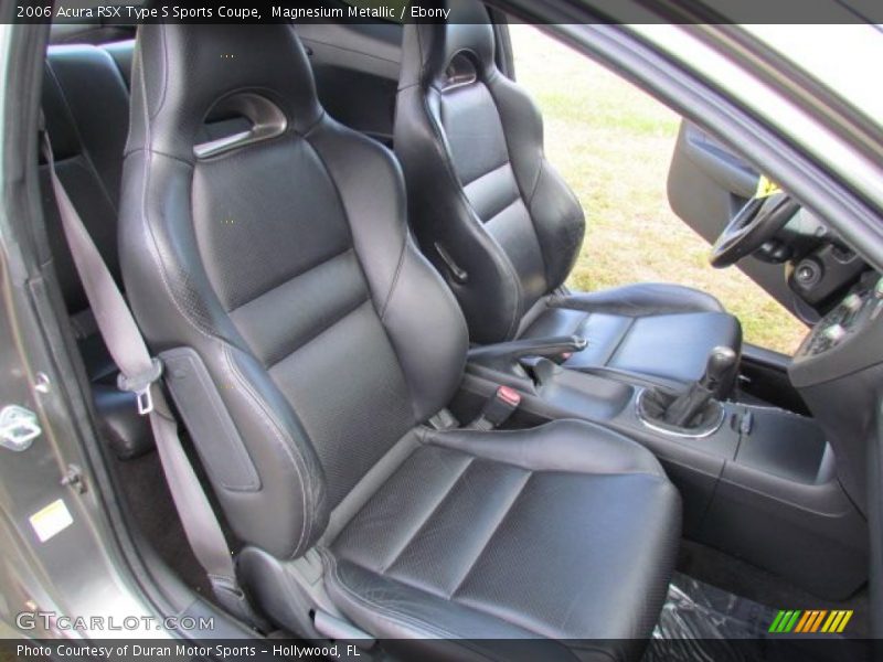 Front Seat of 2006 RSX Type S Sports Coupe