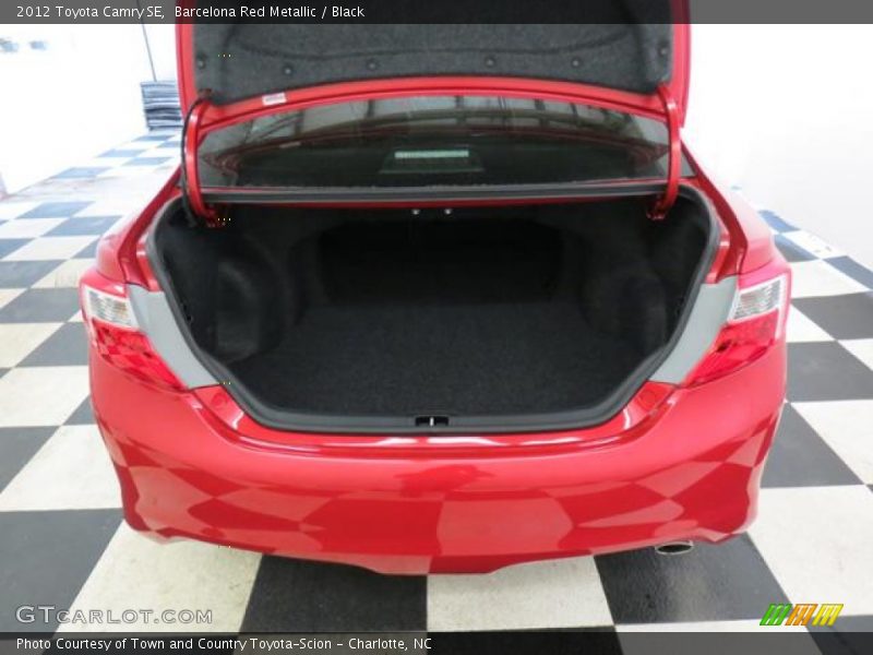 Barcelona Red Metallic / Black 2012 Toyota Camry SE