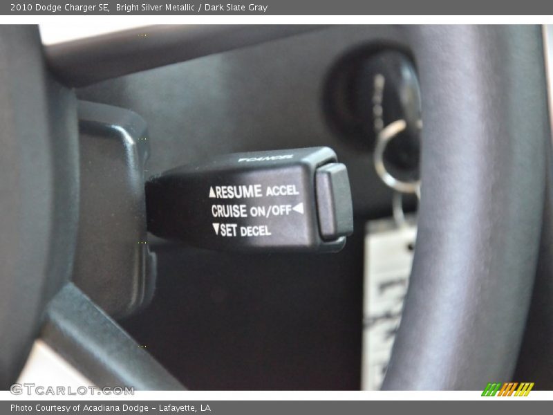 Bright Silver Metallic / Dark Slate Gray 2010 Dodge Charger SE