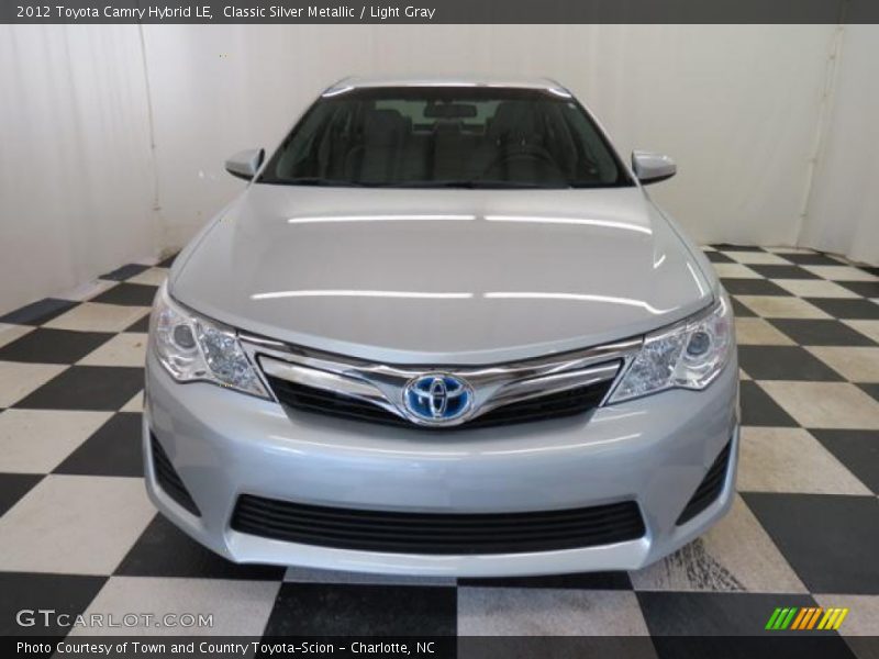 Classic Silver Metallic / Light Gray 2012 Toyota Camry Hybrid LE