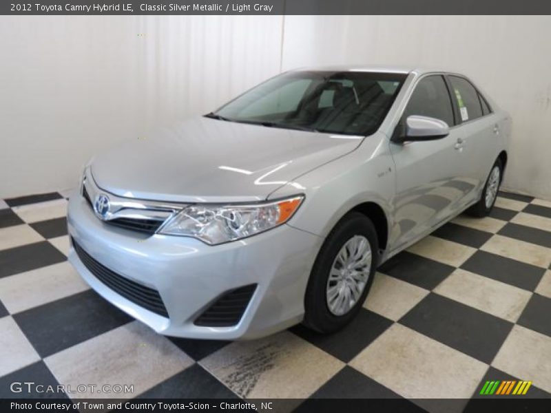 Classic Silver Metallic / Light Gray 2012 Toyota Camry Hybrid LE