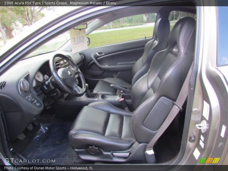 Front Seat of 2006 RSX Type S Sports Coupe