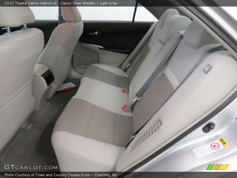 Classic Silver Metallic / Light Gray 2012 Toyota Camry Hybrid LE