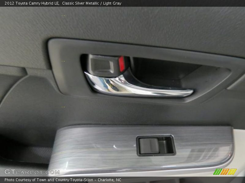 Classic Silver Metallic / Light Gray 2012 Toyota Camry Hybrid LE
