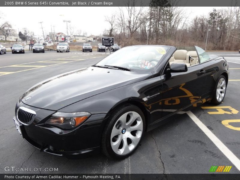 Front 3/4 View of 2005 6 Series 645i Convertible