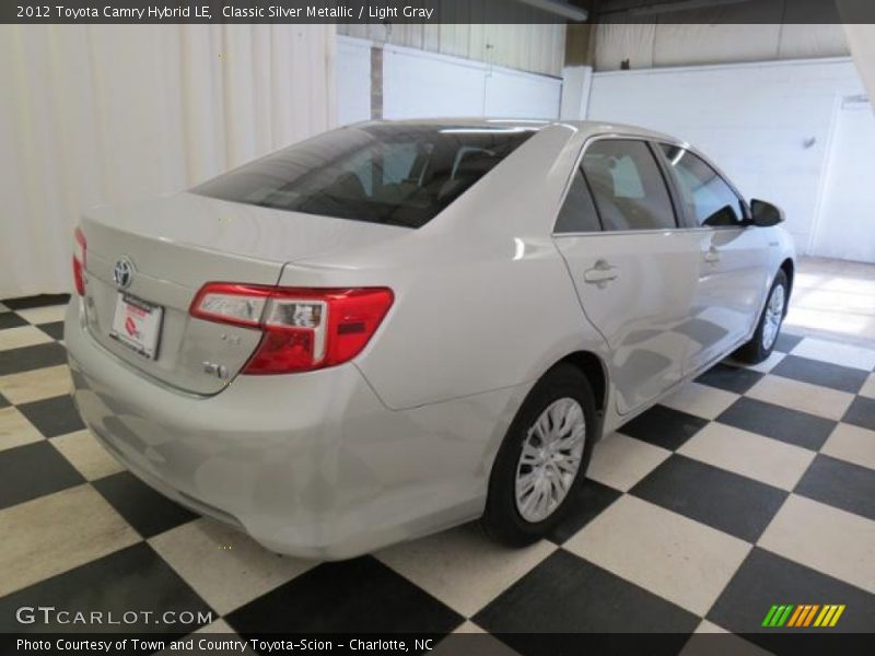 Classic Silver Metallic / Light Gray 2012 Toyota Camry Hybrid LE