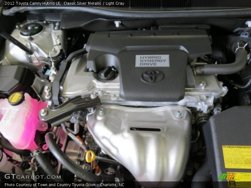 Classic Silver Metallic / Light Gray 2012 Toyota Camry Hybrid LE