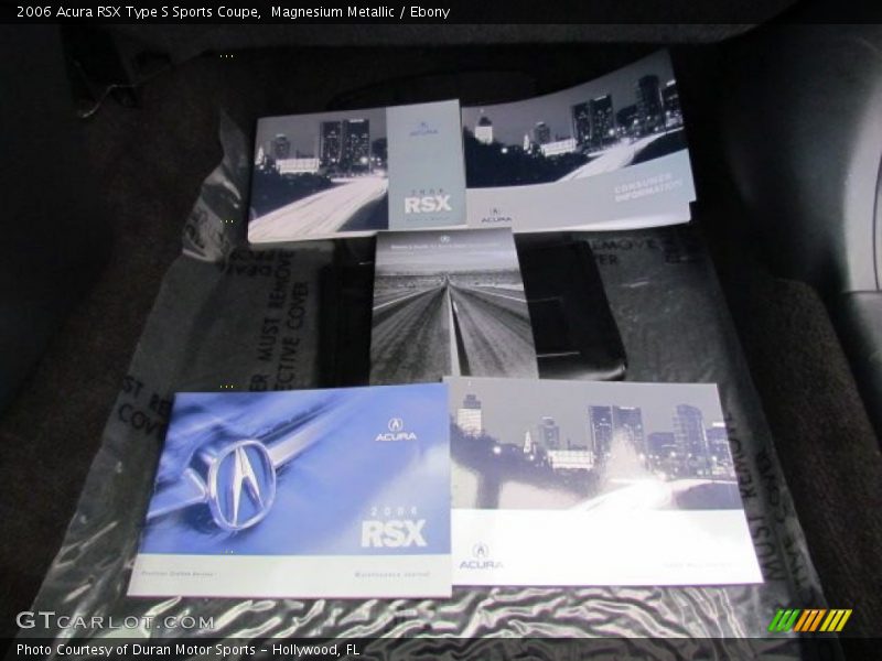 Books/Manuals of 2006 RSX Type S Sports Coupe