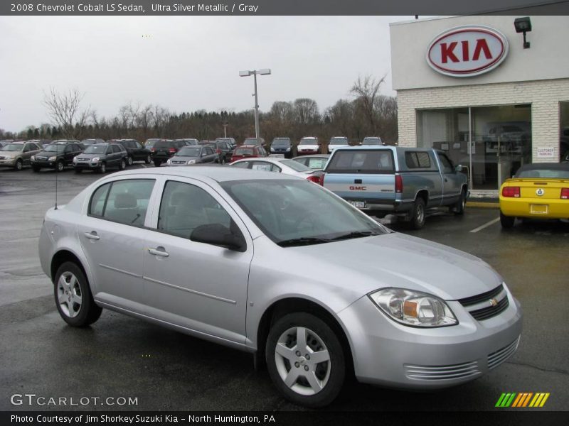 Ultra Silver Metallic / Gray 2008 Chevrolet Cobalt LS Sedan