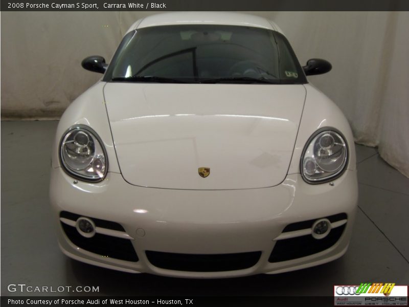 Carrara White / Black 2008 Porsche Cayman S Sport