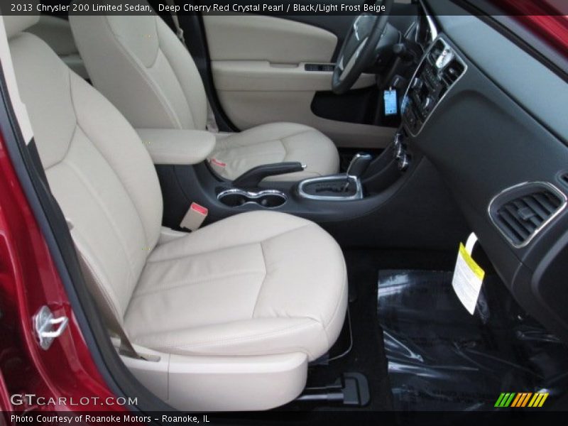  2013 200 Limited Sedan Black/Light Frost Beige Interior