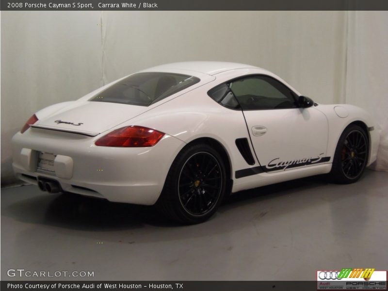 Carrara White / Black 2008 Porsche Cayman S Sport