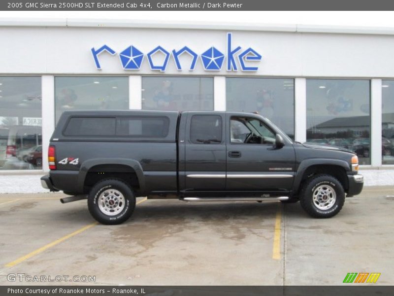 Carbon Metallic / Dark Pewter 2005 GMC Sierra 2500HD SLT Extended Cab 4x4