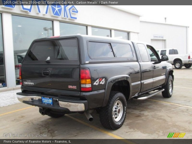 Carbon Metallic / Dark Pewter 2005 GMC Sierra 2500HD SLT Extended Cab 4x4