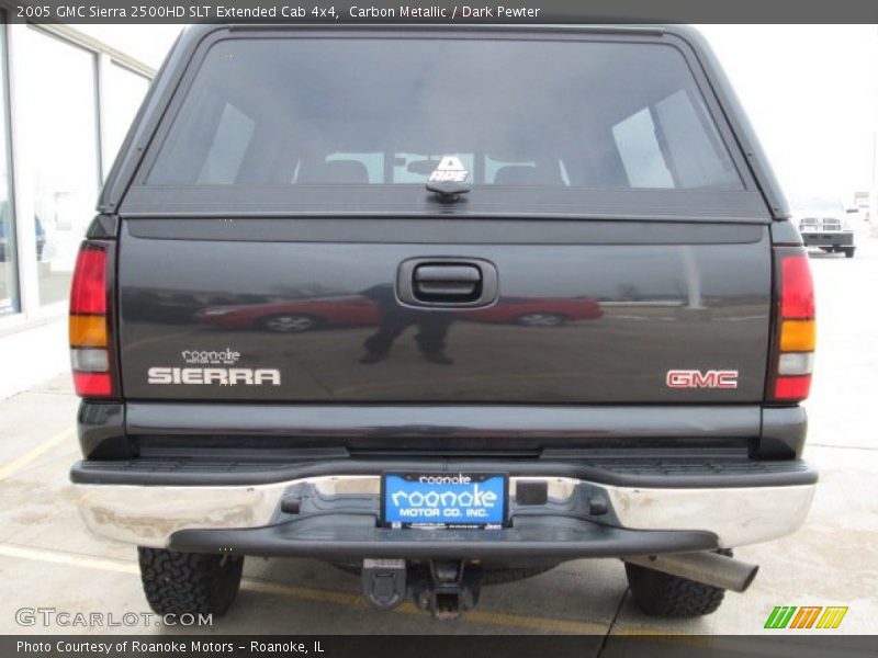 Carbon Metallic / Dark Pewter 2005 GMC Sierra 2500HD SLT Extended Cab 4x4