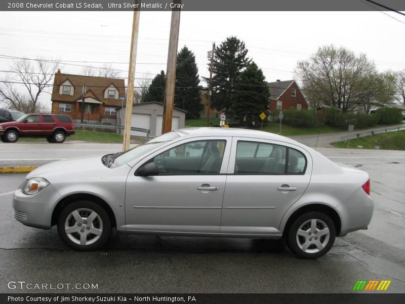 Ultra Silver Metallic / Gray 2008 Chevrolet Cobalt LS Sedan