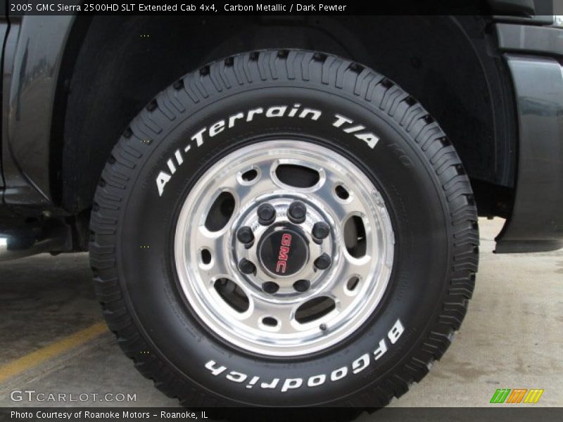 Carbon Metallic / Dark Pewter 2005 GMC Sierra 2500HD SLT Extended Cab 4x4