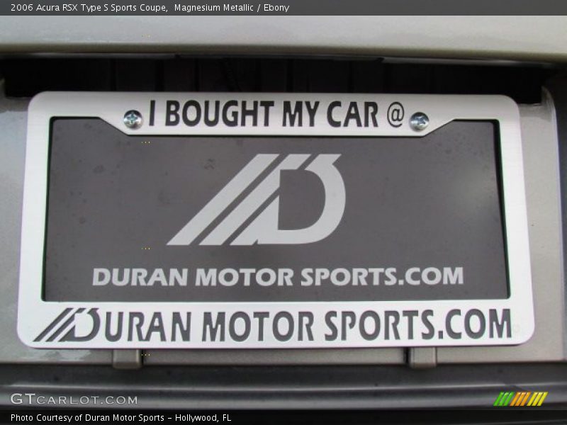 Magnesium Metallic / Ebony 2006 Acura RSX Type S Sports Coupe