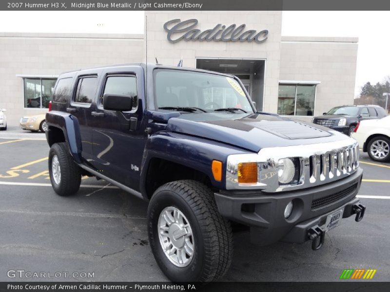 Midnight Blue Metallic / Light Cashmere/Ebony 2007 Hummer H3 X