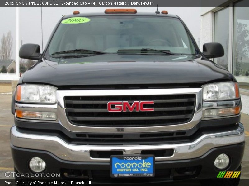 Carbon Metallic / Dark Pewter 2005 GMC Sierra 2500HD SLT Extended Cab 4x4