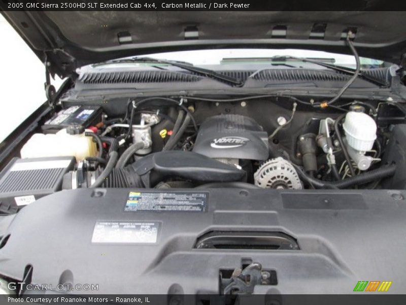 Carbon Metallic / Dark Pewter 2005 GMC Sierra 2500HD SLT Extended Cab 4x4