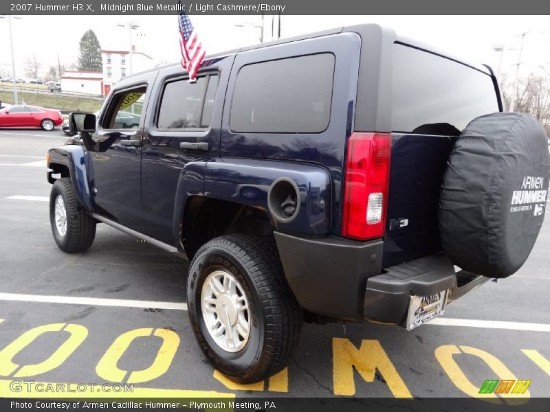 Midnight Blue Metallic / Light Cashmere/Ebony 2007 Hummer H3 X