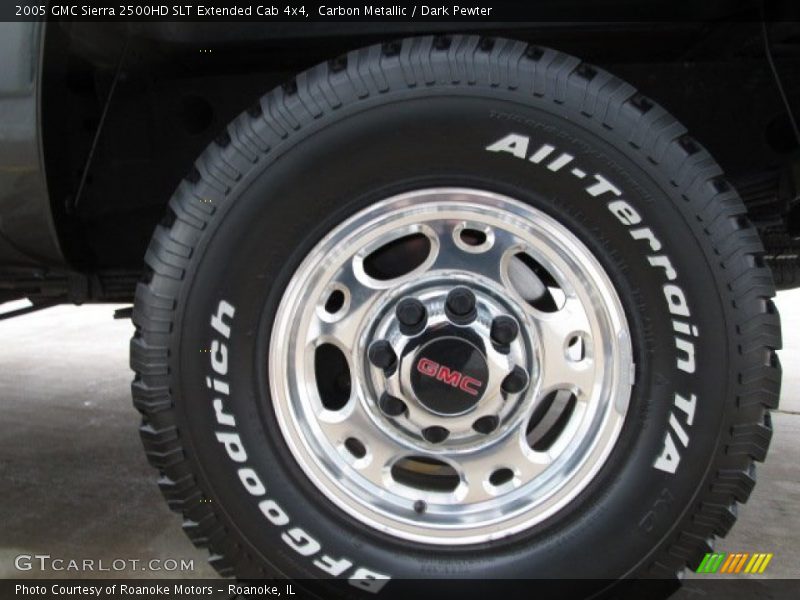 Carbon Metallic / Dark Pewter 2005 GMC Sierra 2500HD SLT Extended Cab 4x4