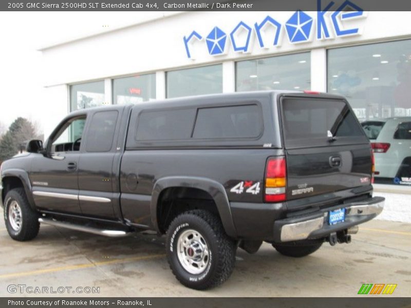 Carbon Metallic / Dark Pewter 2005 GMC Sierra 2500HD SLT Extended Cab 4x4